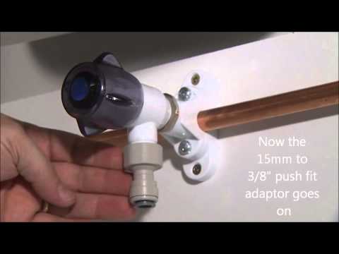 how to install under sink filter system