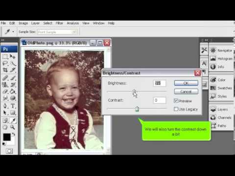 how to repair old photos in photoshop