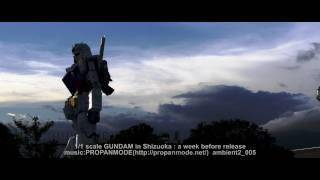 1/1 scale GUNDAM in Shizuoka : a week before release