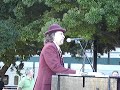 Peter Hudson speaks at the Homouroboros dedication