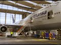 In the past years, Lufthansa Technik has successfully established Cyclean Engine Wash, an efficient process for cleaning aircraft engines. In the framework of the project CO2 Dry Ice, Lufthansa Technik is working on the further development of the process: In future, using dry ice will allow independence from the ambient temperature and an even more thorough cleaning of turbines -- and thus lower kerosene (kerosene= diesel) consumption. verantwortung.lufthansa.com NOTE: The water runs in a same path as the fuel.