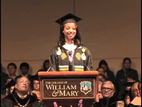 Commencement 2012: Danielle Greene's student remarks
