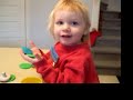 jakob explores playdough