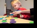 jakob explores playdough