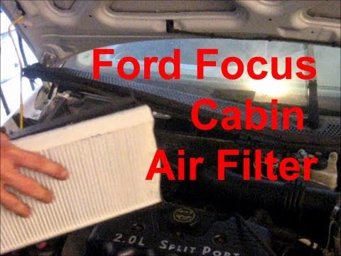 Cabin Air Filter Replacement 2002 Ford Focus