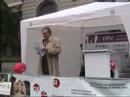 intervento di simone banchini alla manifestazione a berna