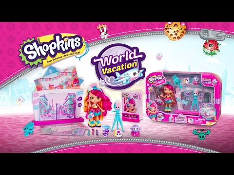 Shopkins Shoppies Season 8 Official | Zoe World Vacation | Kids Toy Commercials