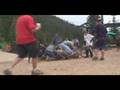 Mountain Bike River Jump Silverton Mountain Colorado