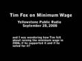 Tim Fox: Not Shooting Straight on the Minimum Wage