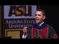 Obama at ASU: Your Body of Work Is Never Done