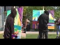 "Live Art" Day at Google - Vulcan painting