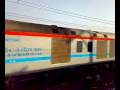 Docile 2951 Mumbai Rajdhani passing through Khar Road.