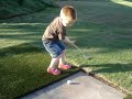 riley golfing