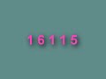 16115 16115