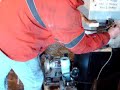 Lighting Home Made Waste Oil Stove and Watching it Burn Lighting Home Made Waste Oil Stove and Watching it Burn
