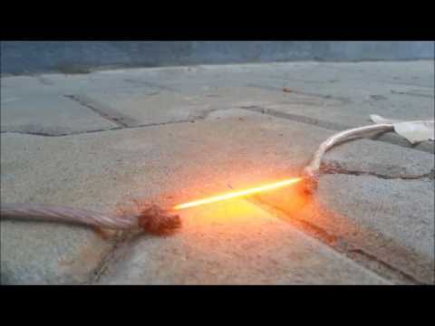 [FHD] Bleistiftminen glühen lassen mit Li-Ion Akkus (7,4 bis 37 Volt) & Steckdose (230 Volt)