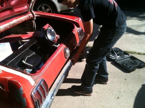 DIY – How To Replace A Quarter Panel on a 1966 Mustang – Part 1