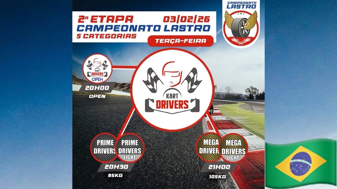 AO VIVO - KART DRIVERS - 03/02/2026