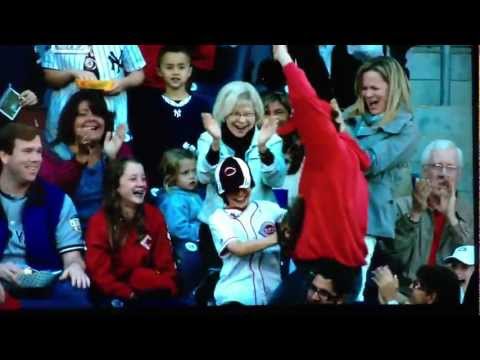 Father And Son Foul Ball Catch