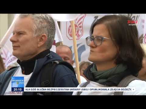 Protest ZNP przed siedzibą MEiN