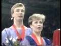 Torvill and Dean 84 Olympics medal ceremony