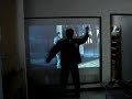 LCD Topgun on 100 inch projector (with Blaze Stand) LCD Topgun on 100 inch projector (with Blaze Stand)
