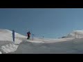 le Grand Bornand snowpark with Toto, Minet and Franky