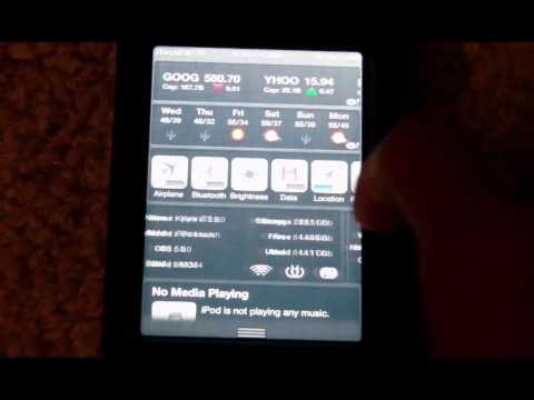 how to enable sbsettings in notification center