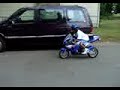 Andy Riding Mini Motor Cycle
