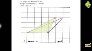 Height and Width of a Triangle