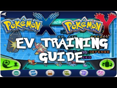 how to properly ev train in pokemon x