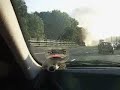 BMW Car Fire on the motorway