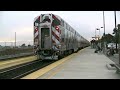 Caltrain Action at Santa Clara Station