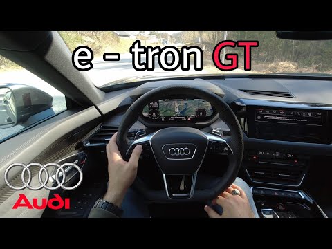 Audi E-Tron GT Test Sürüşü | 0 - 100 deneme