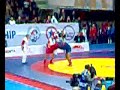 Here is another a better quality of Fedor Emelianenko's (in blue) loss in Combat Sambo.  The fighter, Blagoi Ivanov (in red), was signed by Affliction MMA moments after match although the two had been in talks for weeks prior to the tournament.  Ivanov holds a record of 14-0-1 in amateur MMA.Of the loss, Fedor said this: 