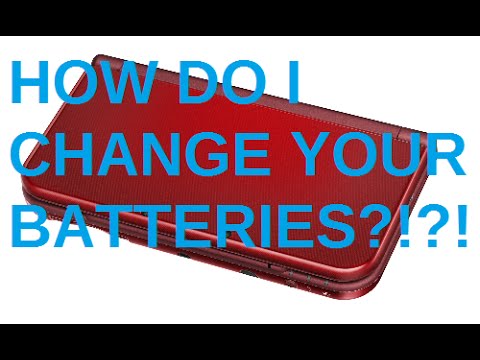 how to remove 3ds xl battery