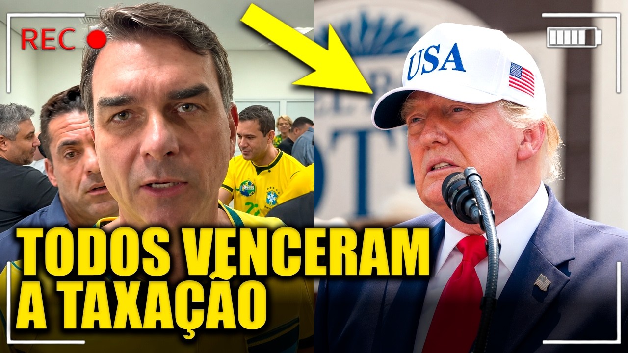 Flávio FAZ O IMPOSSÍVEL nas tarifas de Trump e Lula SOME EM PÂNICO