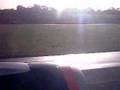 Take off from Manchester airport