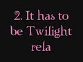 Awesome Twilight Contest! (CLOSED!)