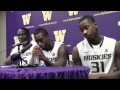 Aziz N'Diaye, Tony Wroten and Terrence Ross postgame CS Northridge Dec. 22