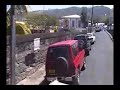 Driving through Rouseau Dominica