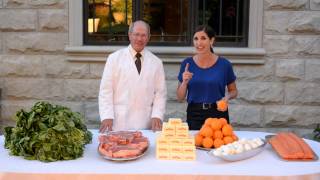¿Cuánto alimento cabe en una cápsula de vitaminas?