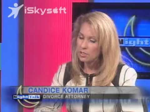 Divorce Attorney Candice L. Komar Discusses Tiger Woods on NightTalk (Part 1) Video