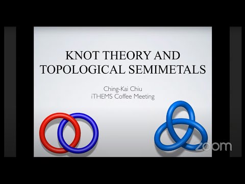 YouTube: Knot theory and topological semimetals