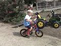 Cody and Kaleb riding bikes 7-17-07