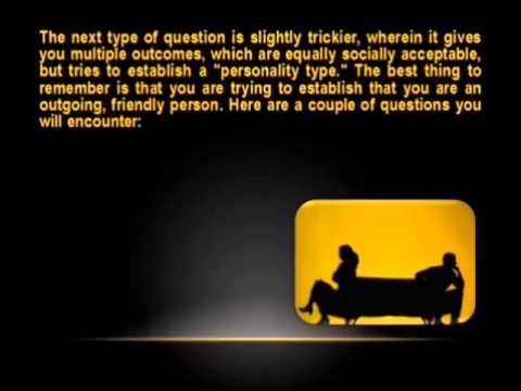 how to assess personality