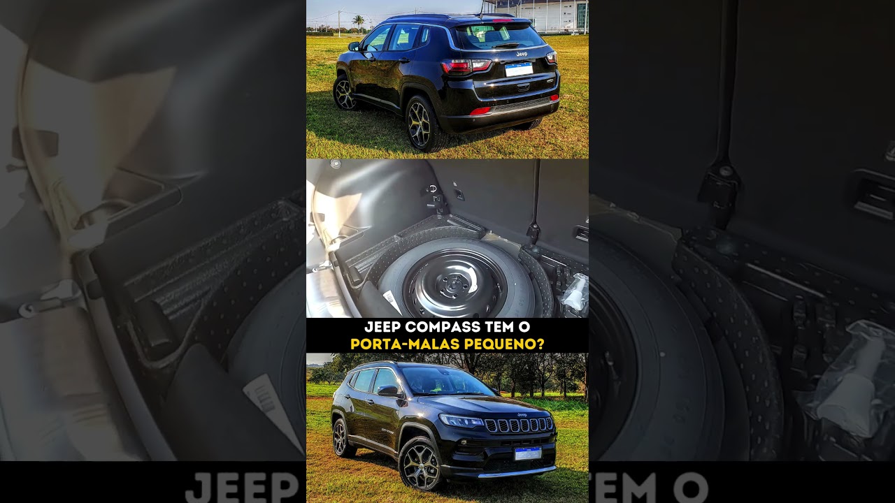 Você acha o porta-malas do Jeep Compass pequeno? #jeep #jeepcompass