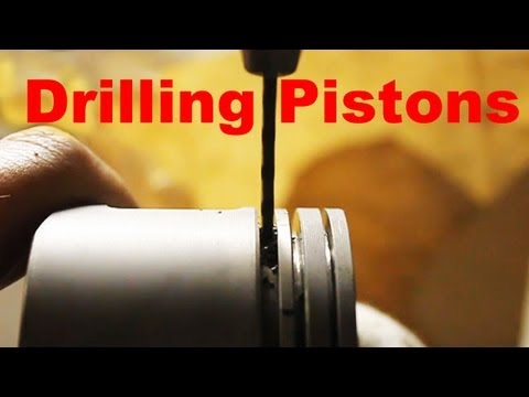 Drilling pistons to resolve oil consumption and oil burning issues – Saturn and others, S-Series