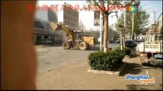 Pelea de Excavadoras, cosas que solo pasan en China.