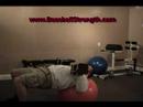 DB Chest Press Variations on Stability ball DB Chest Press Variations on Stability ball